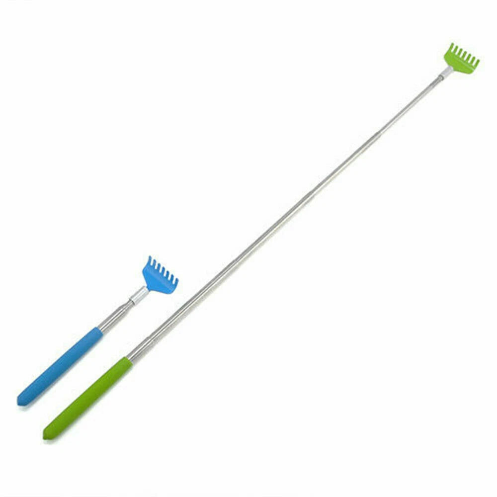 Stainless Steel Back Scratcher Telescopic Extendable Itching Aid Extender USA
