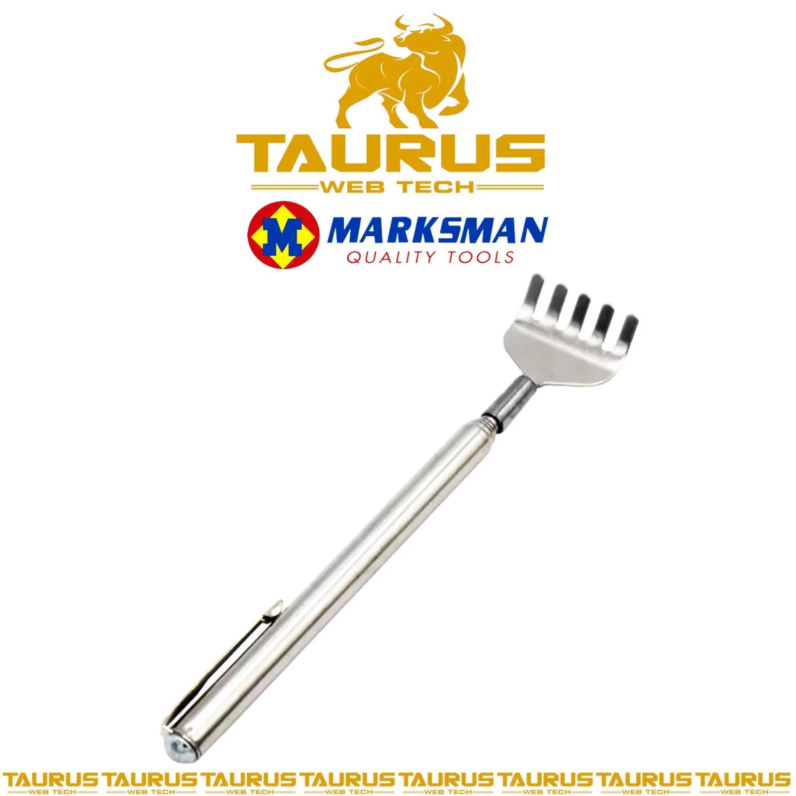 BEAR CLAW BACK SCRATCHER Metal Extending Extendable Massager Portable Telescopic