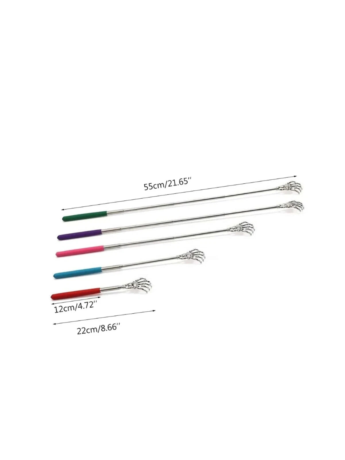 EAGLE CLAW/RAKE BACK SCRATCHER Metal Extending Massager NEW Telescopic Portable