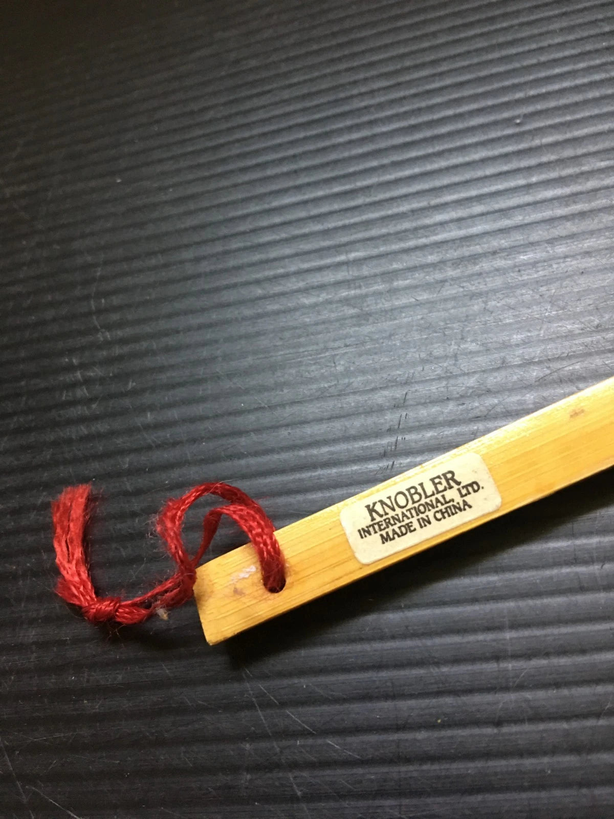 Vintage 1990s Knobler Bamboo Tickling Back Scratcher 16.5"L x 1"W