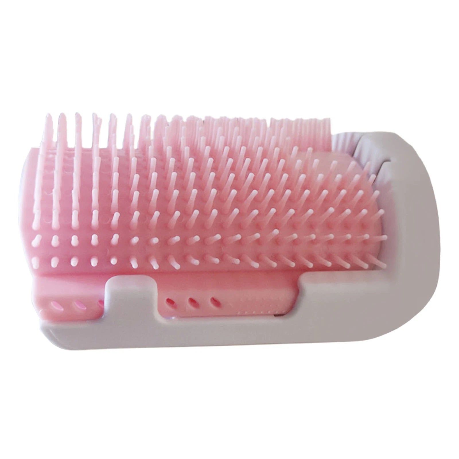 Cat Self Groomer with Catnip Wall Corner Massage Comb Scratcher Grooming Brush
