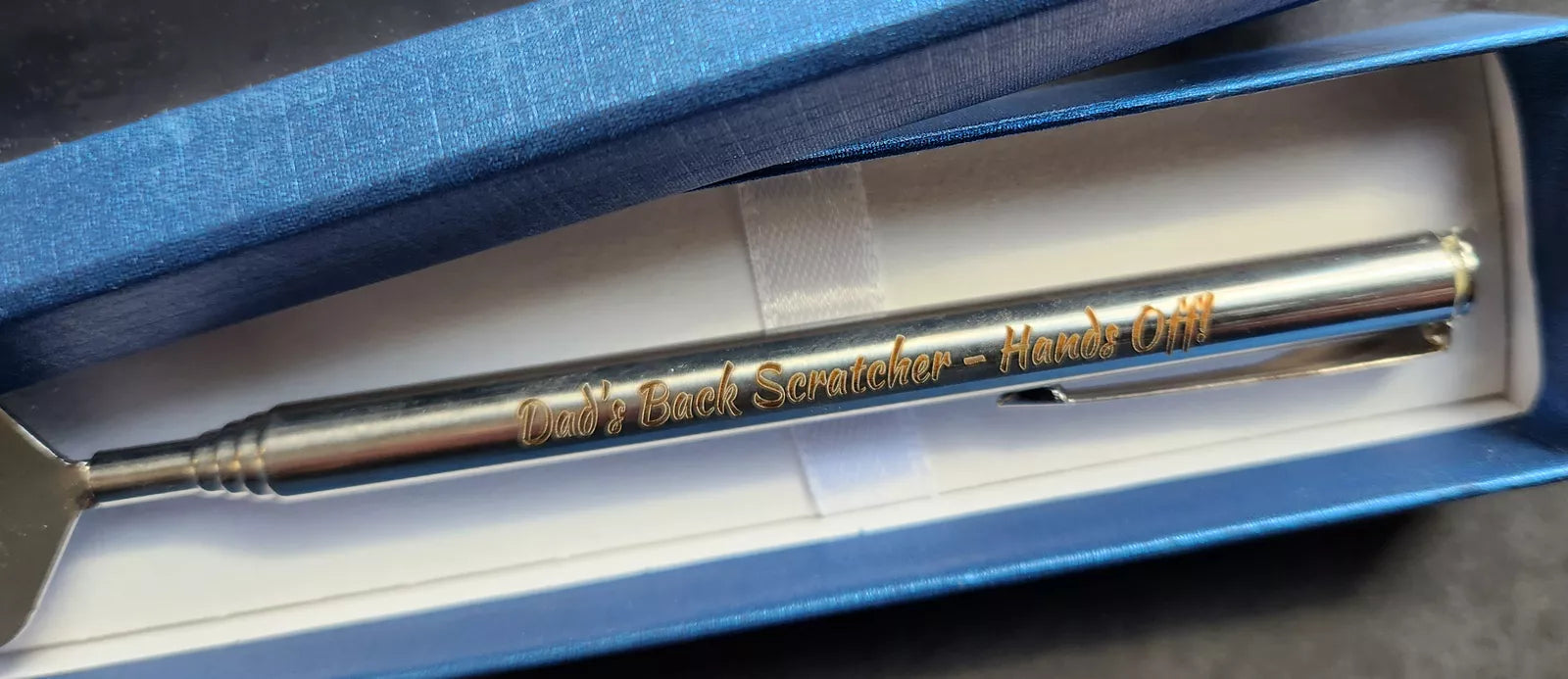 Personalised Custom Engraved Telescopic Back Scratcher - Personalized Gift