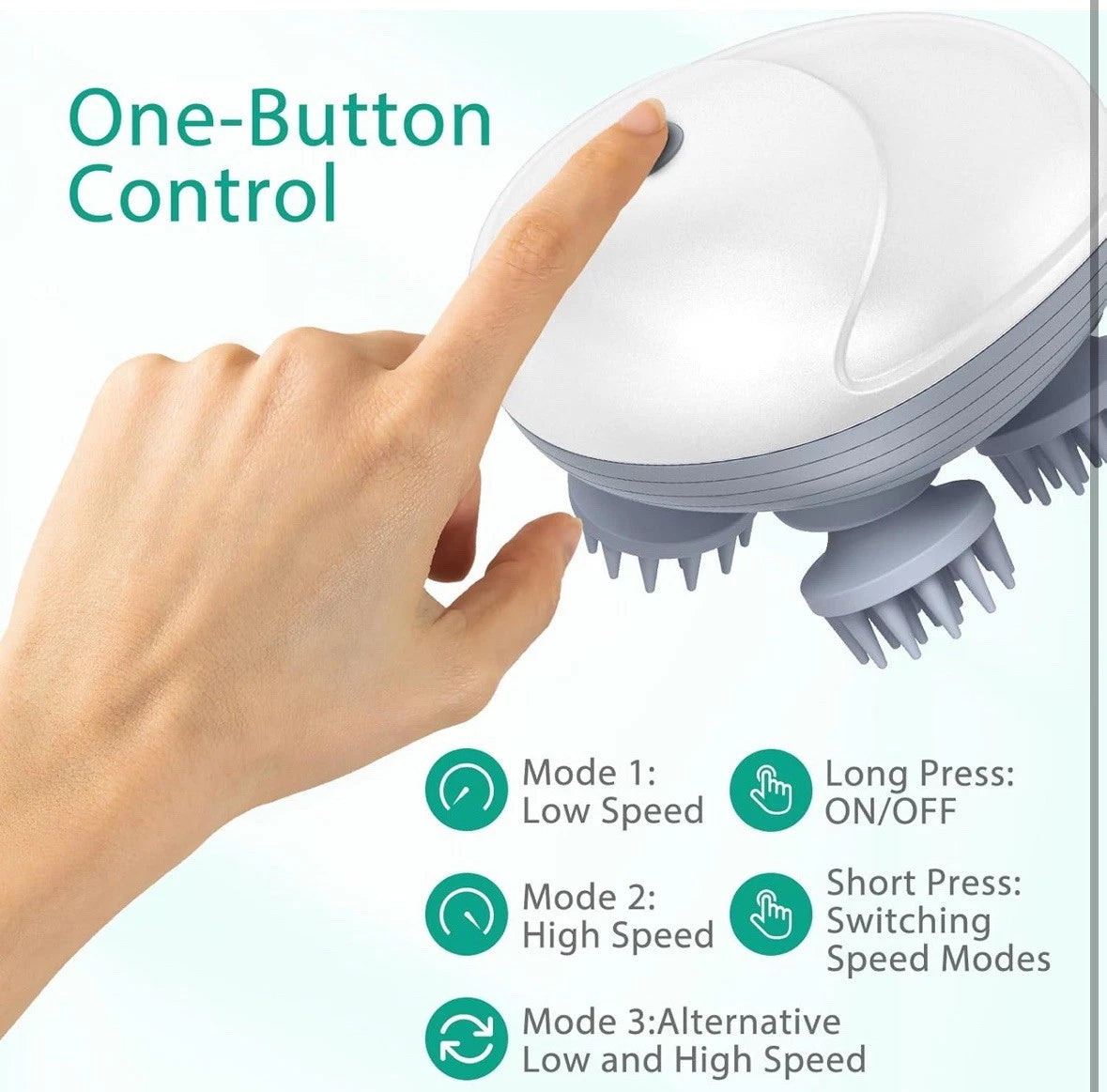 Electric Scalp Massager, Portable Head Massager