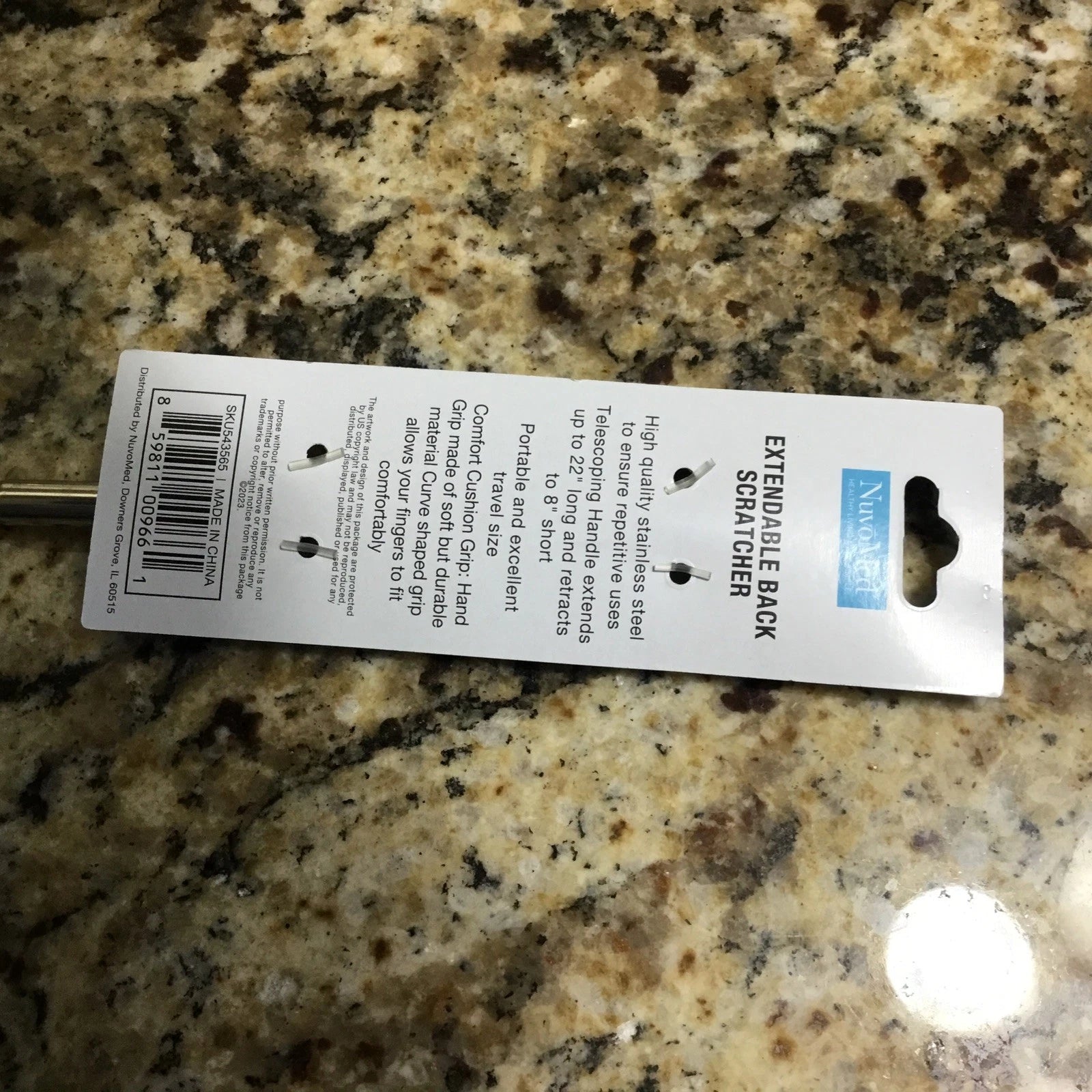 New 3 Pc. Metal Back Scratcher Back Extendable Massager Bear Claw Stocking Stuff