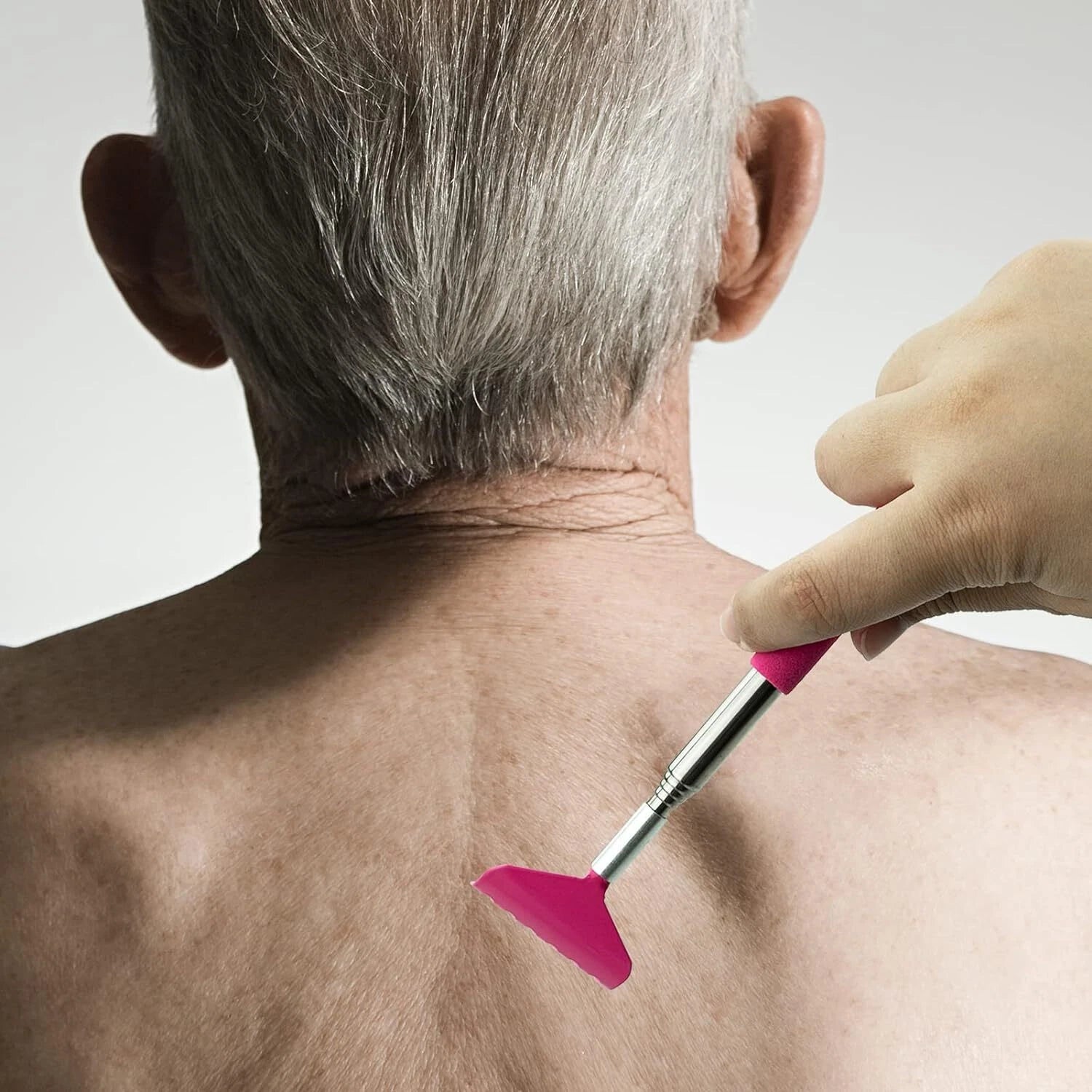 EXTENDABLE BACK SCRATCHER EXTENDING MASSAGER TELESCOPIC CLAW PORTABLE POCKET