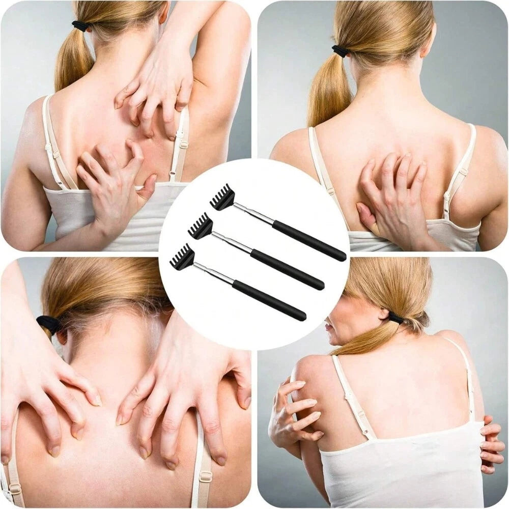 BEAR CLAW / RAKE BACK SCRATCHER Metal Extending Massager Telescopic Portable UK
