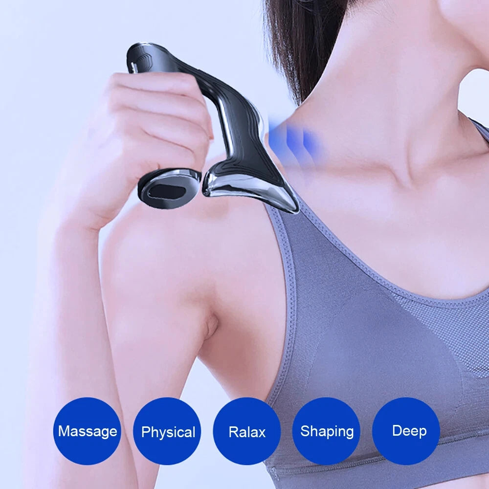 Electric Fascia Knife Vibration Body Massager Muscle Relaxation Lifting Blade