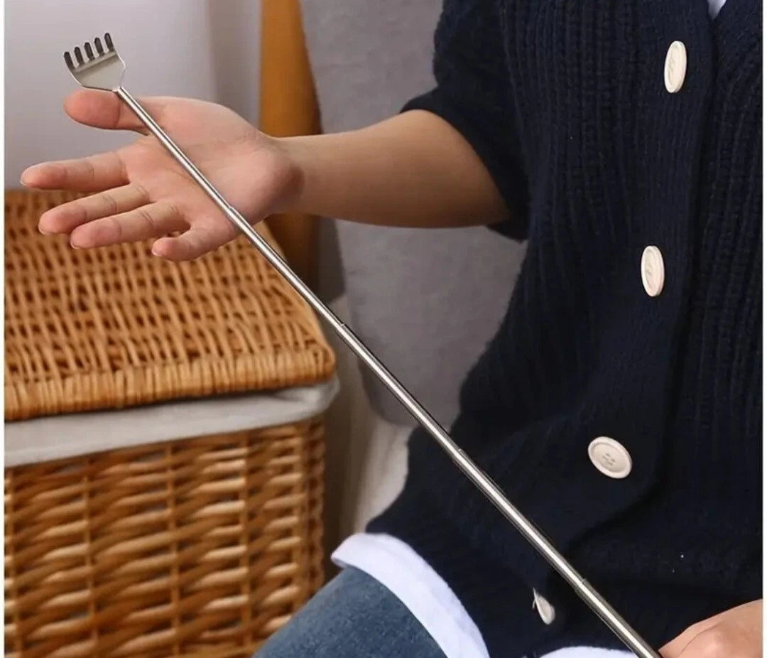 Back Scratcher Stainless Steel Extendable Telescopic Retractable Massager NEW