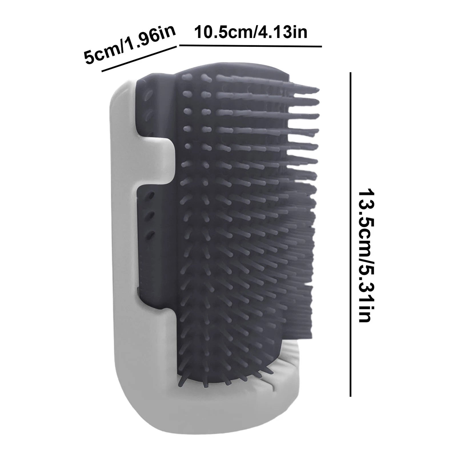 Cat Self Groomer with Catnip Wall Corner Massage Comb Scratcher Grooming Brush