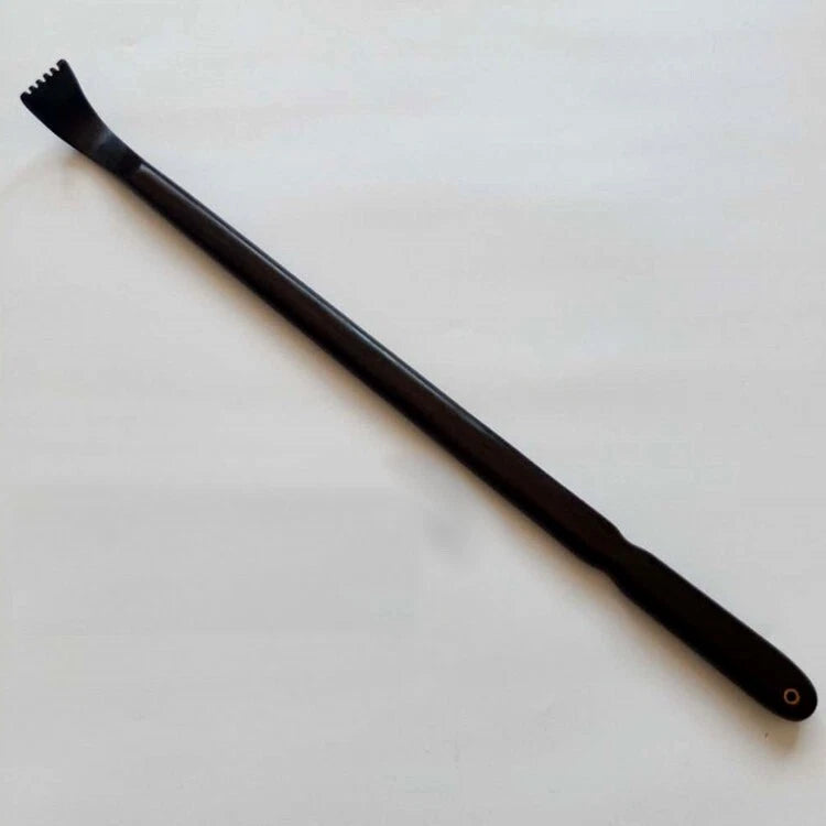 Natural Ebony Wood Back Scratcher Itch Massager Health Care Long Reach Relief