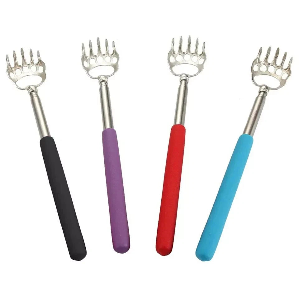 6 pack - NuvoMed Bear Claw Telescopic Metal Extendable Back Scratcher Massager