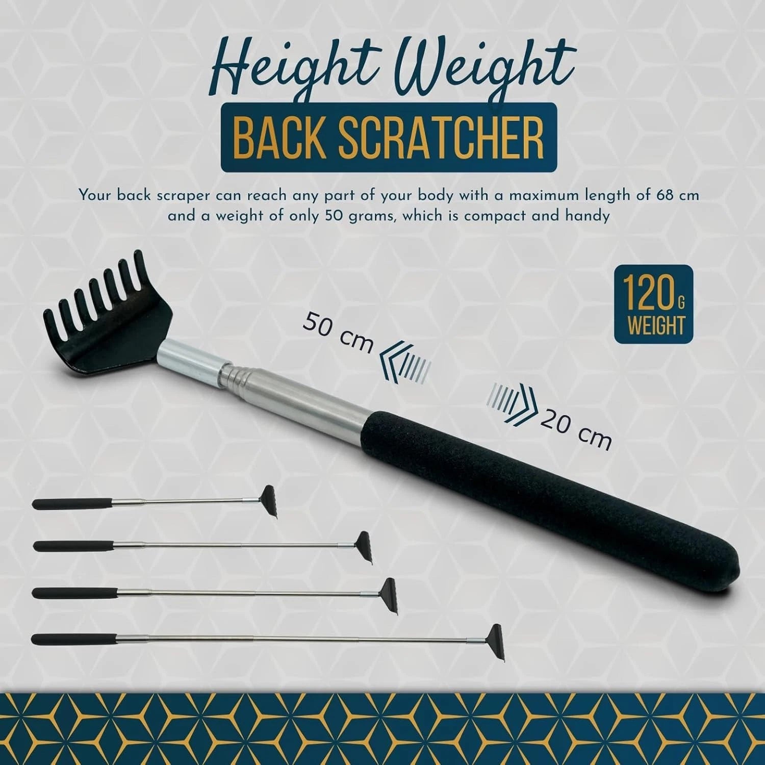 2 Pack Back Scratcher Against itching. Stainless Steel Back Scratcher for Women