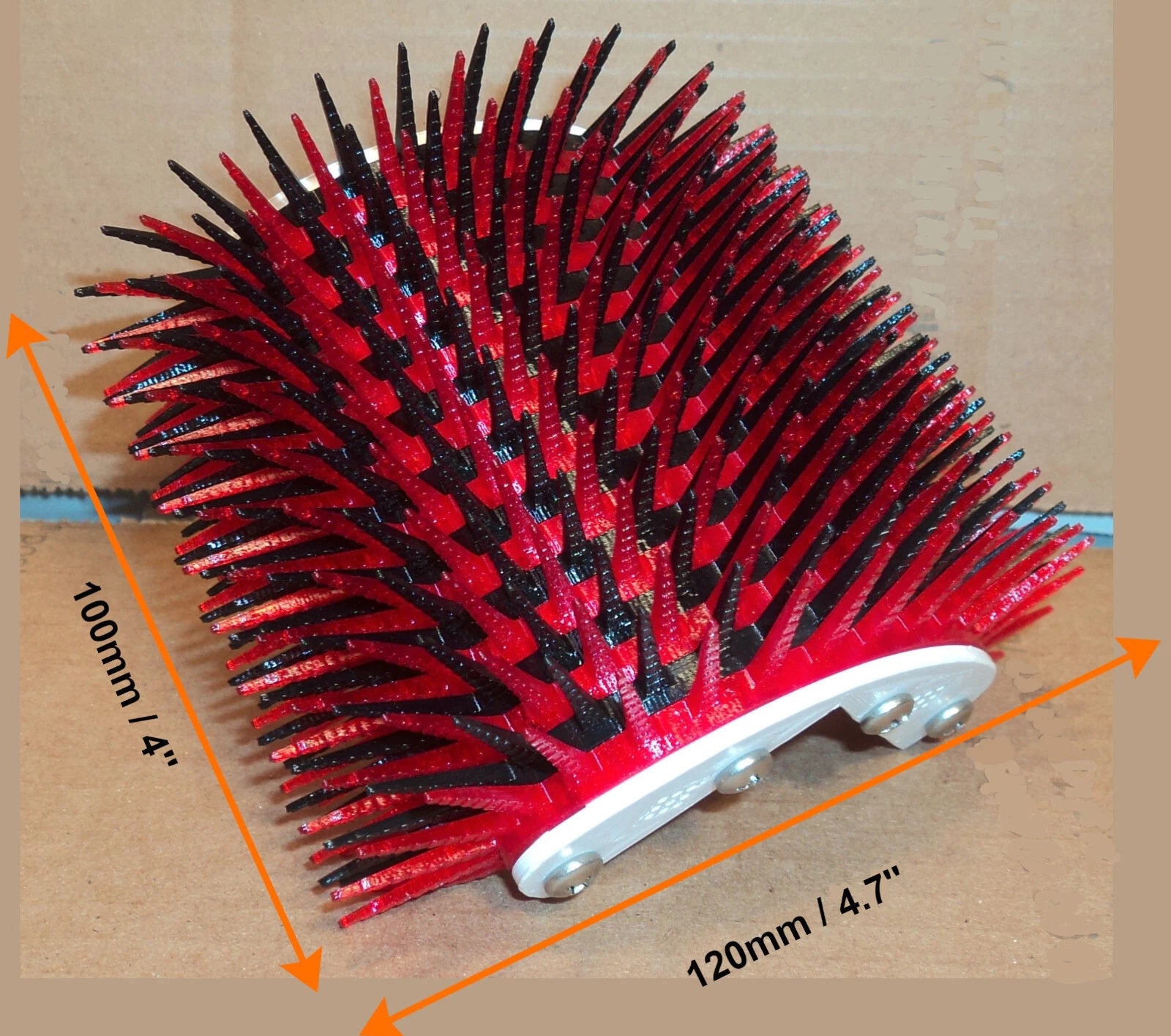 CAT CORNER Scratcher Post Brush Self-Grooming Play Toy Massage EASY MOUNT+CATNIP