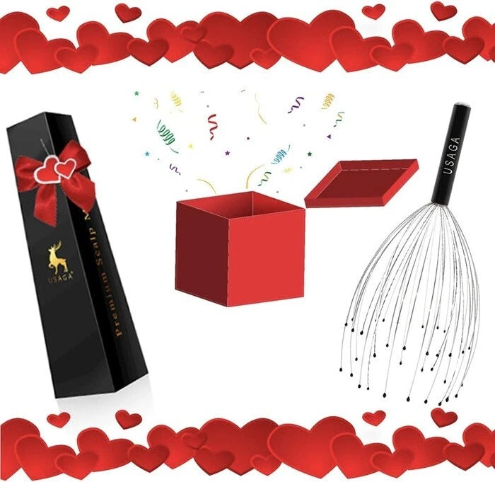 USAGA 36 Fingers Head Massager Scalp Massager Head Scratcher for Head Body Relax