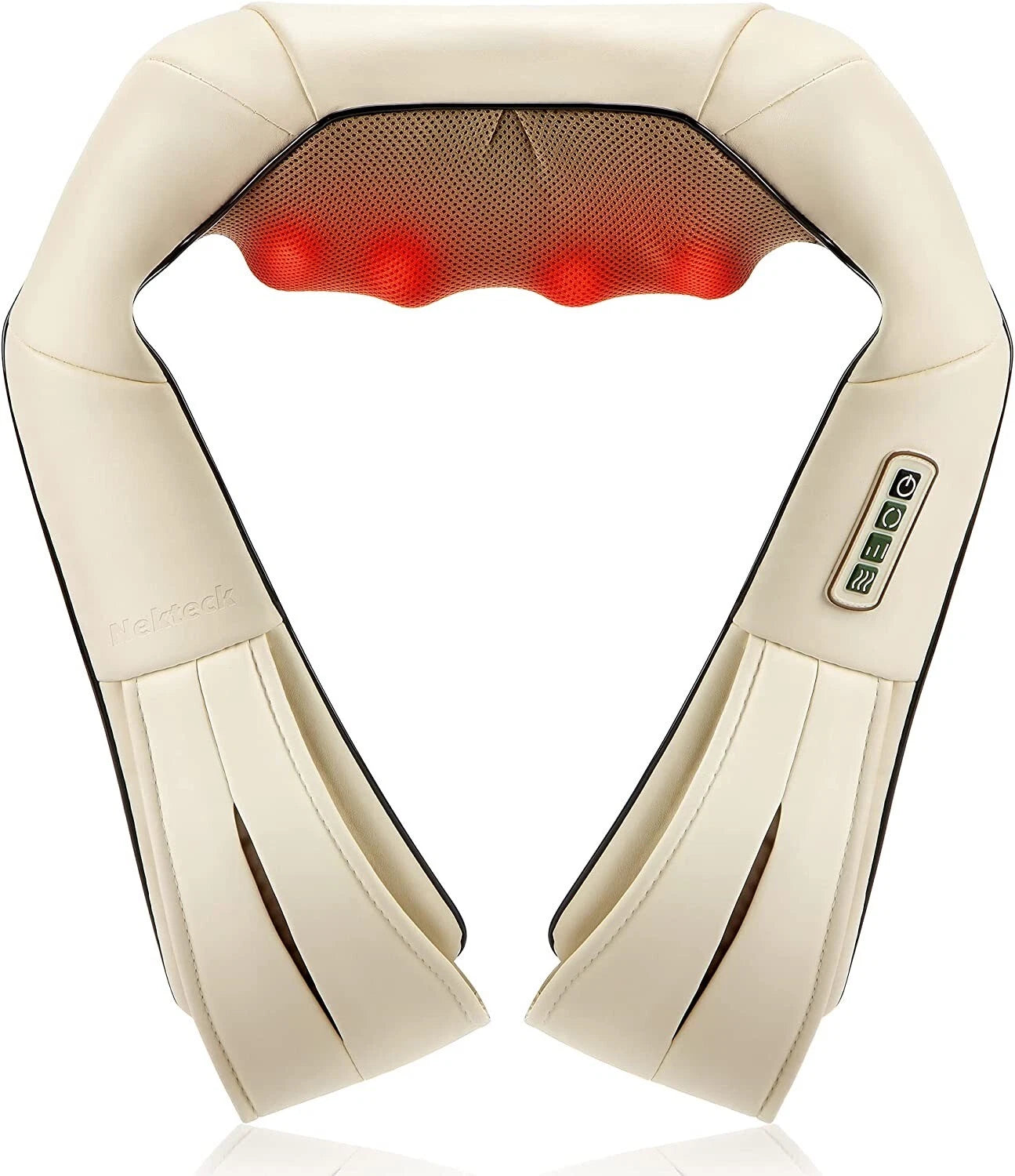 Shiatsu Neck and Back Massager with Soothing Heat, Nekteck Electric Deep