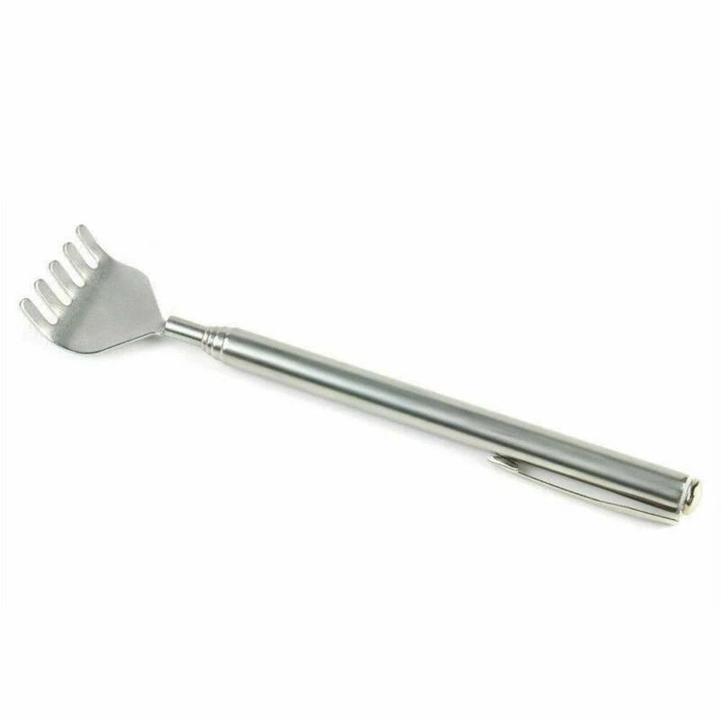Stainless Steel Back Scratcher Telescopic Extendable Itching Aid Extender USA