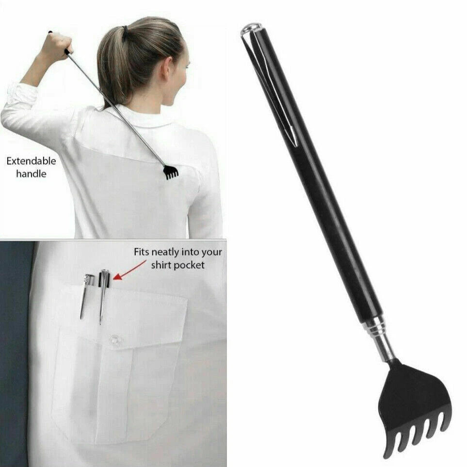 2 x Massage Tool Handy Extendable Back Scratcher Handy Pen Style Pocket 51cm