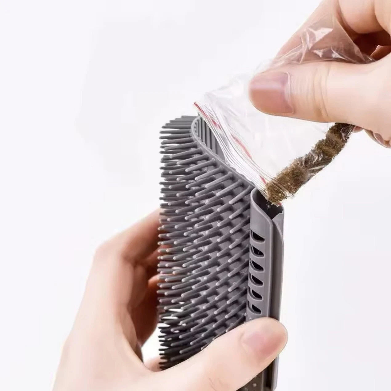 Cat Self-Groomer & Face Scratcher -Wall Corner Massage Comb, Grooming Brush Tool