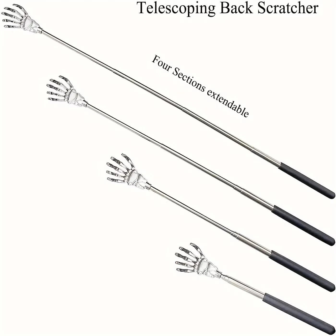Extendable Back Scratcher Metal Claw Telescoping Backscratcher Massager Extend