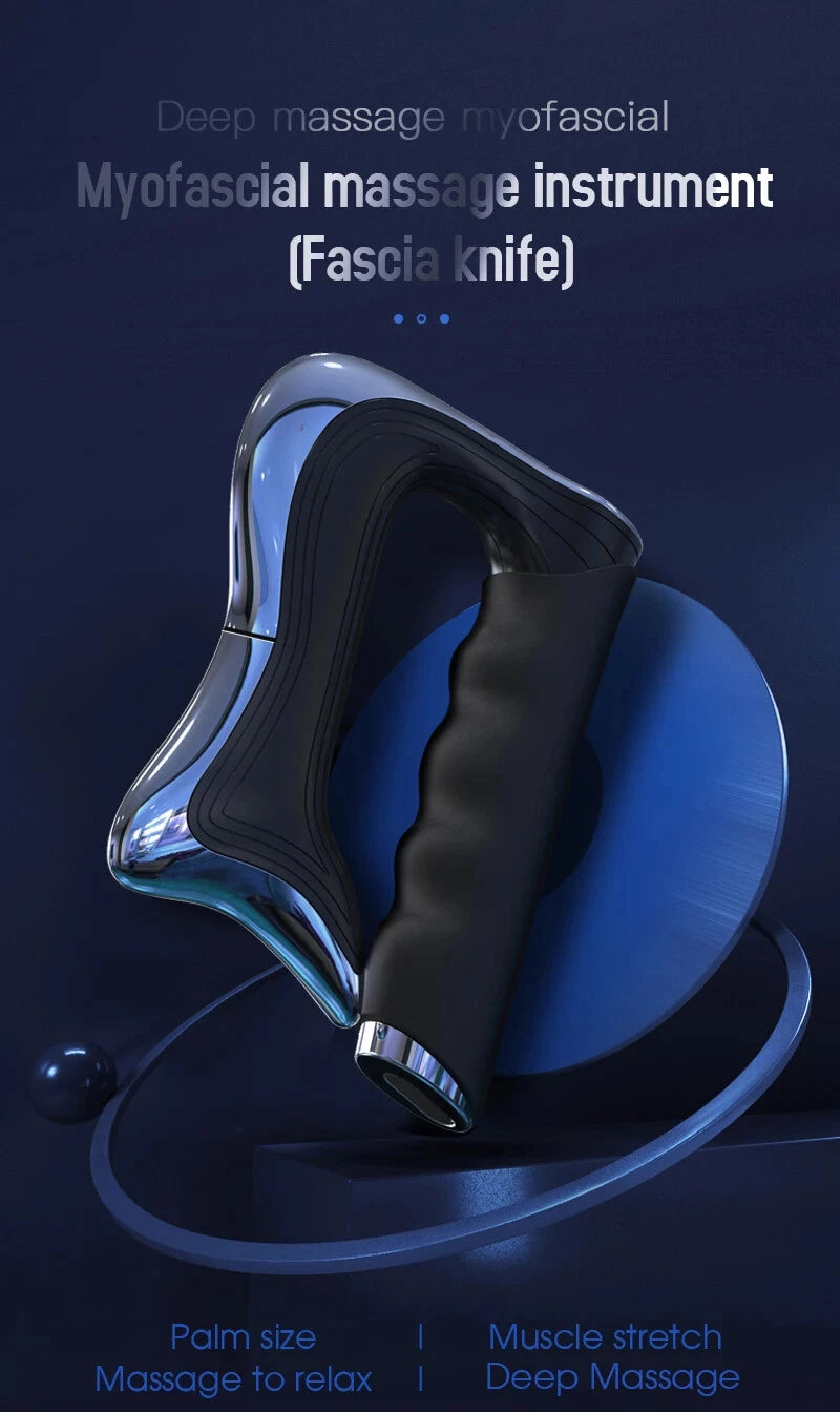 Electric Fascia Knife Vibration Body Massager Muscle Relaxation Lifting Blade