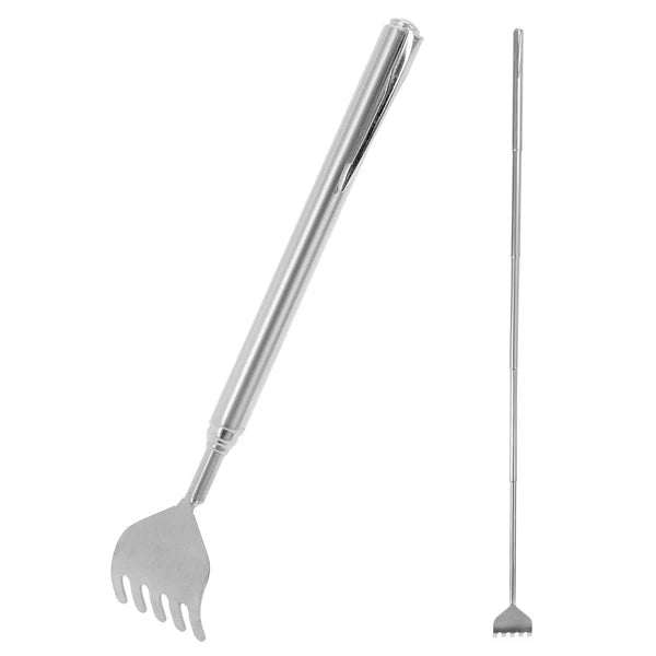 Back Scratcher Telescopic Massager Portable Extending Extendable Metal Rake UK