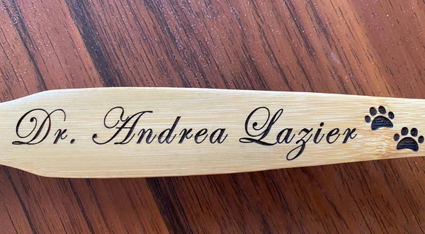 Personalized(Engraved-Edwardian Script font)~19”Wooden Back Scratcher