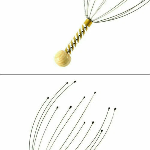 Hand Neck Scalp Head Therapeutic Massager Scratcher Octopus Free Shipping