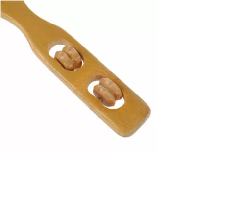 2 pack Bamboo Back Scratcher Massage Rollers Long Reach Therapeutic USA Seller