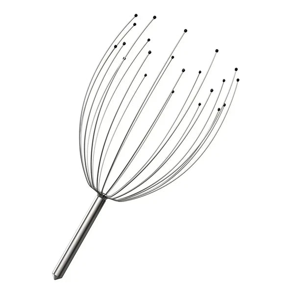 Octopus Scalp Massager - Relaxing Head Scratcher Stress Relief Hair Health UK