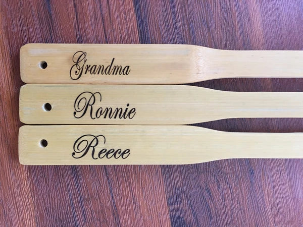 Personalized(Engraved-Edwardian Script font)~19”Wooden Back Scratcher