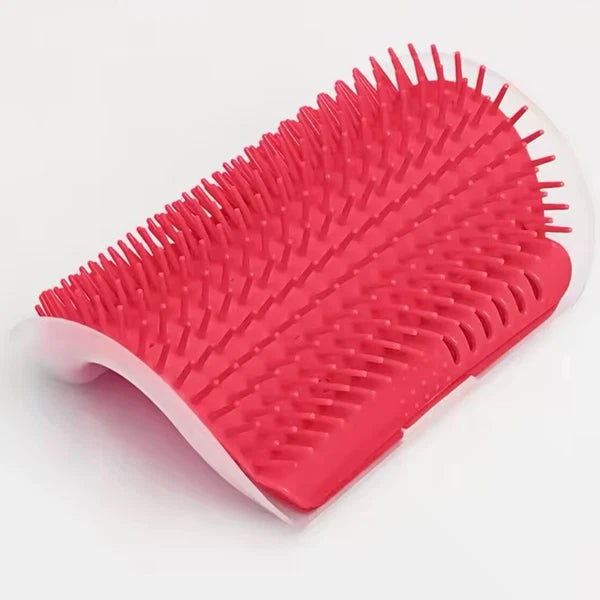 Cat Self-Groomer & Face Scratcher -Wall Corner Massage Comb, Grooming Brush Tool
