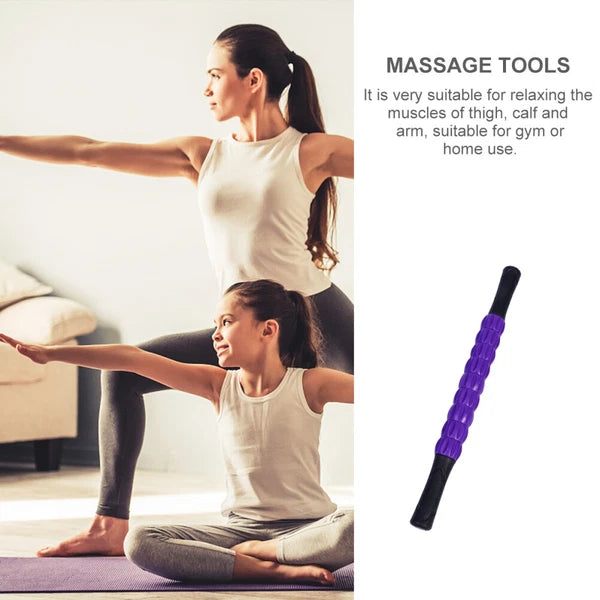 Roller Head Scratcher Massager Whisk Shoulder Massage Stick-