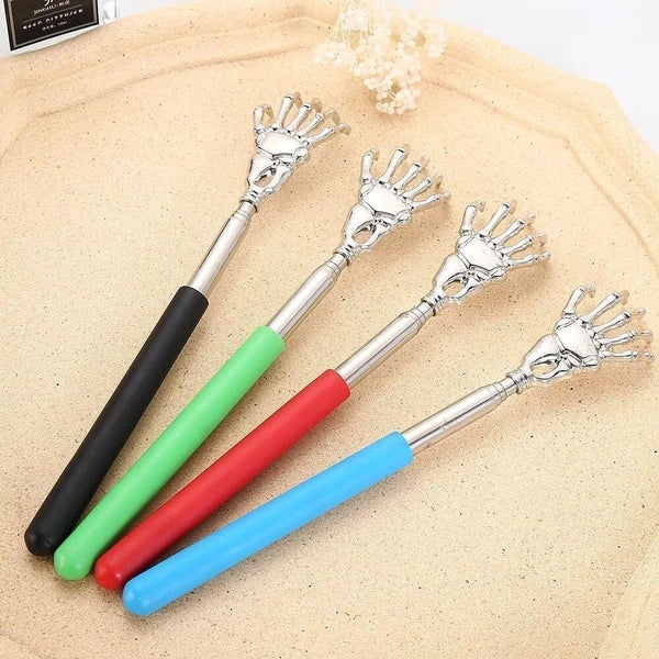 EAGLE CLAW/RAKE BACK SCRATCHER Metal Extending Massager NEW Telescopic Portable