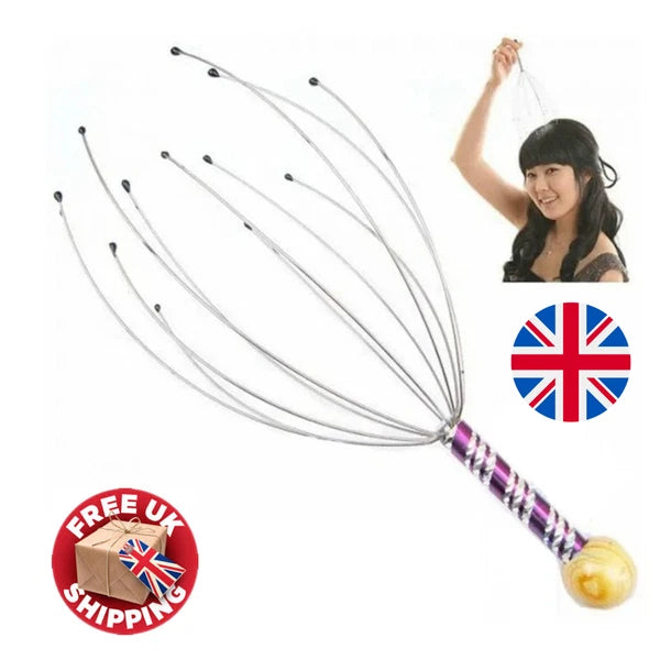 Octopus Head Massager: UK Scalp Scratcher for Relaxation & Healthy Hair