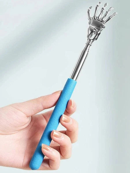 EAGLE CLAW/RAKE BACK SCRATCHER Metal Extending Massager NEW Telescopic Portable