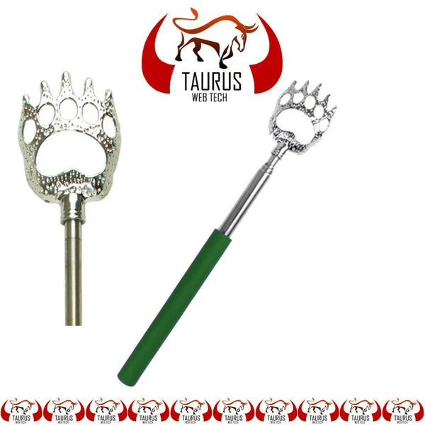 BEAR CLAW BACK SCRATCHER Metal Extending Extendable Massager Portable Telescopic