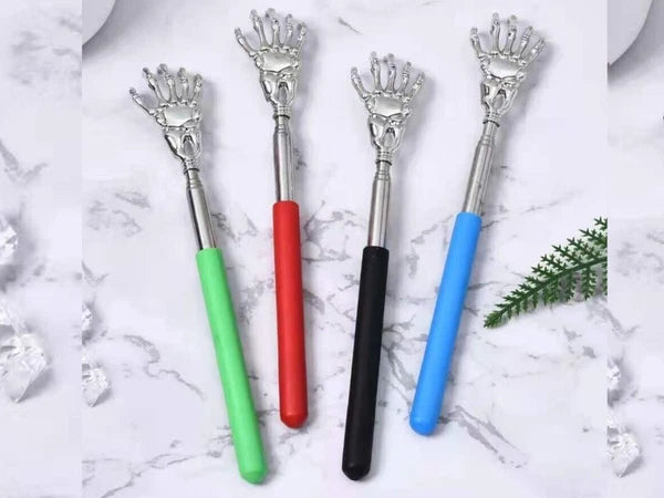 EAGLE CLAW/RAKE BACK SCRATCHER Metal Extending Massager NEW Telescopic Portable