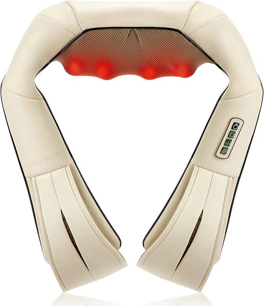 Shiatsu Neck and Back Massager with Soothing Heat, Nekteck Electric Deep