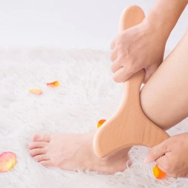 Professional Gua Sha Board Wood Meridian Massager Body Scraper  For Full Body