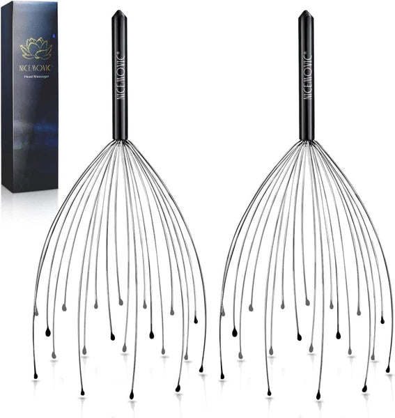 Head Massager Scratcher Tingler with 20 Fingers for Hair Scalp Deep Relaxation