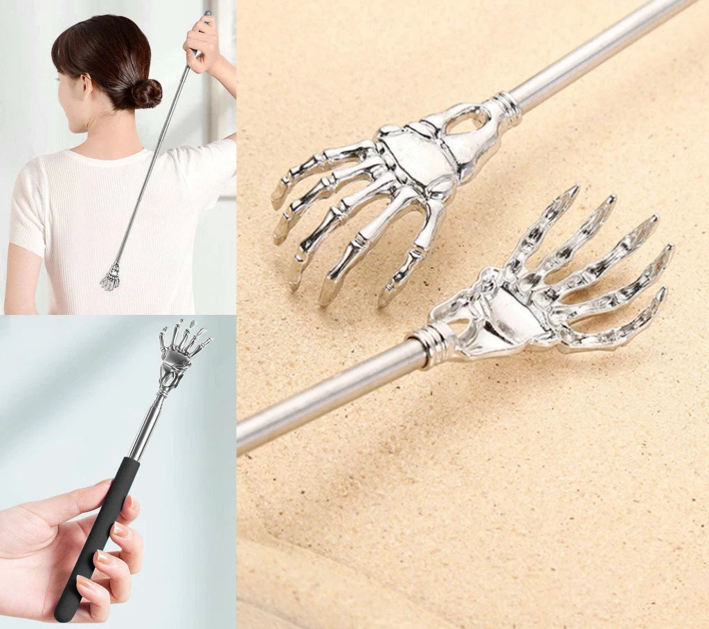BEAR CLAW BACK SCRATCHER Metal Extending Extendable Massager Telescopic Portable