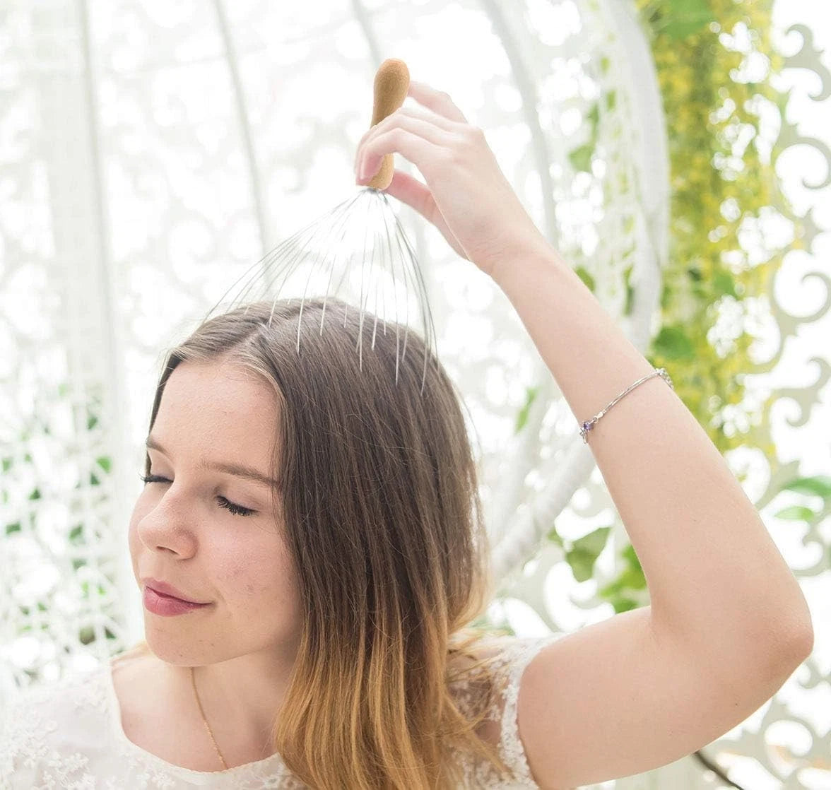 USAGA 28 Finger Head Scratcher, Massager, Scalp Massager for Body...