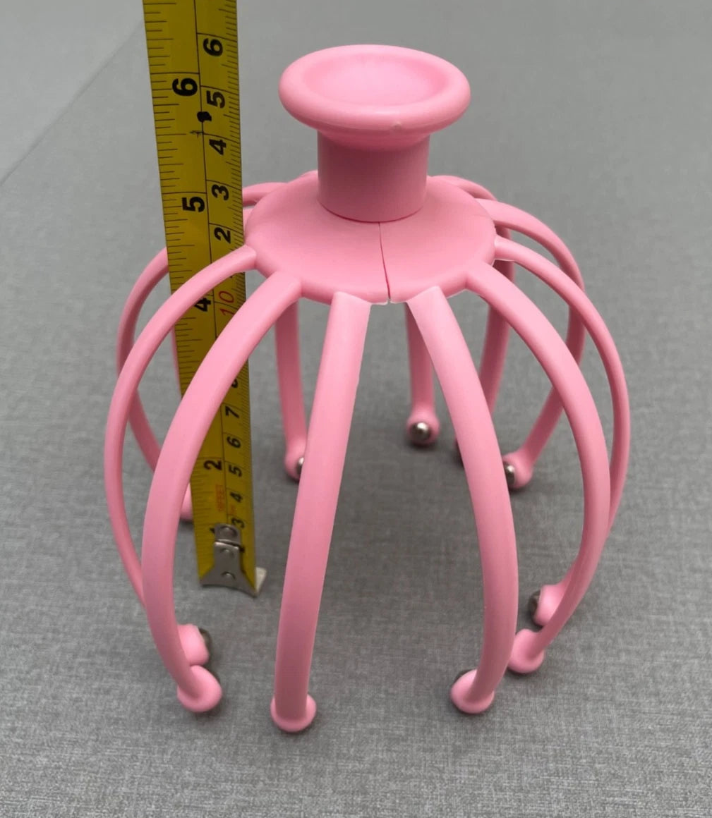 Head Massager Scratcher Neck Massage Scalp Relax Calm Stress Relief Octopus