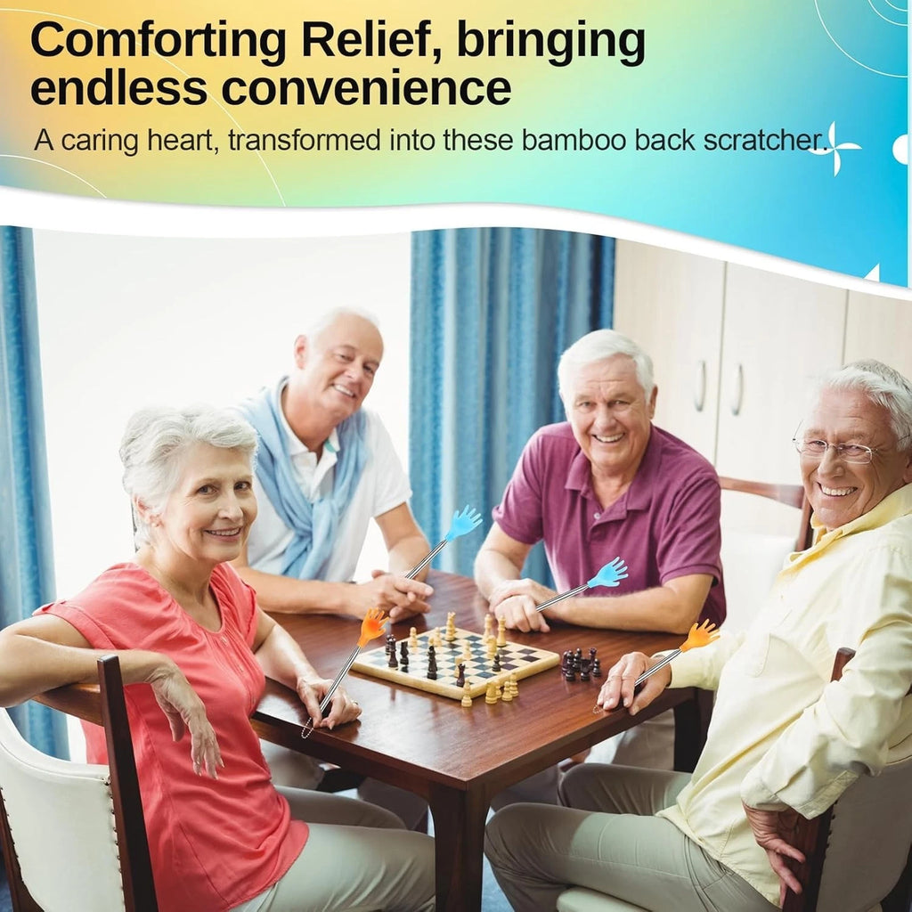 Portable 100 pcs Extendable Back Scratchers - Ideal for Self-Care and Pets