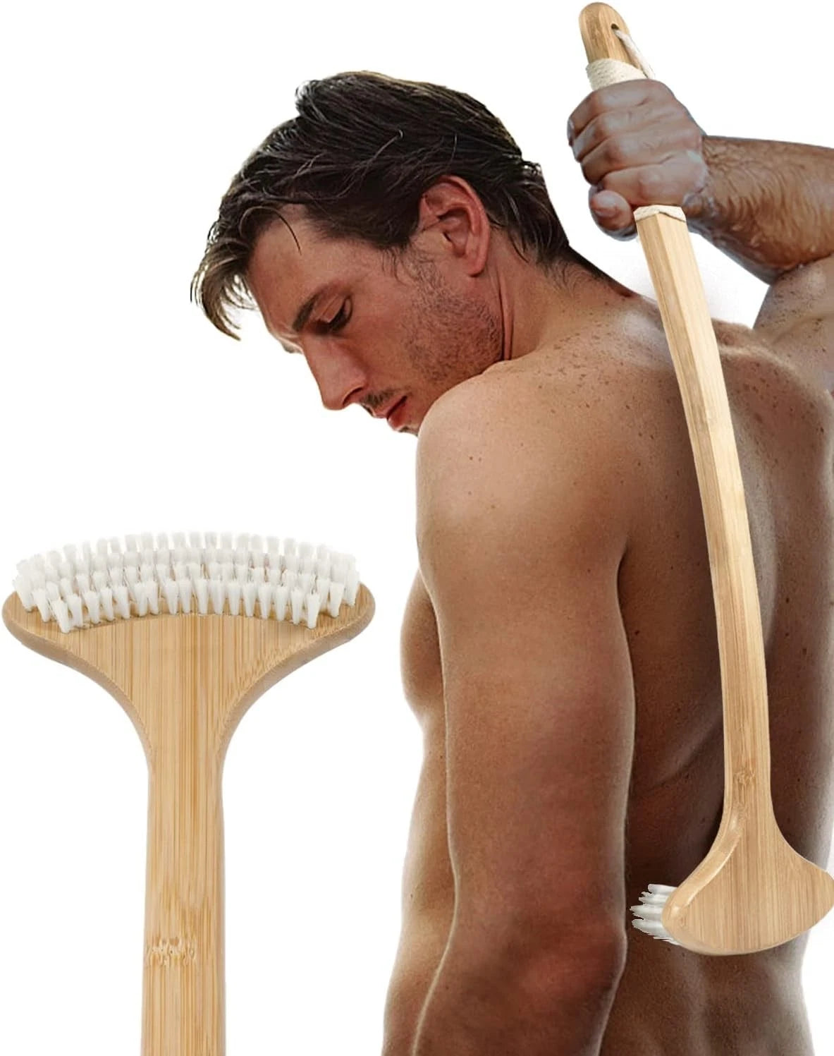 Durable Bamboo Back Scratcher with Non-Toxic Material for Safe Scratching