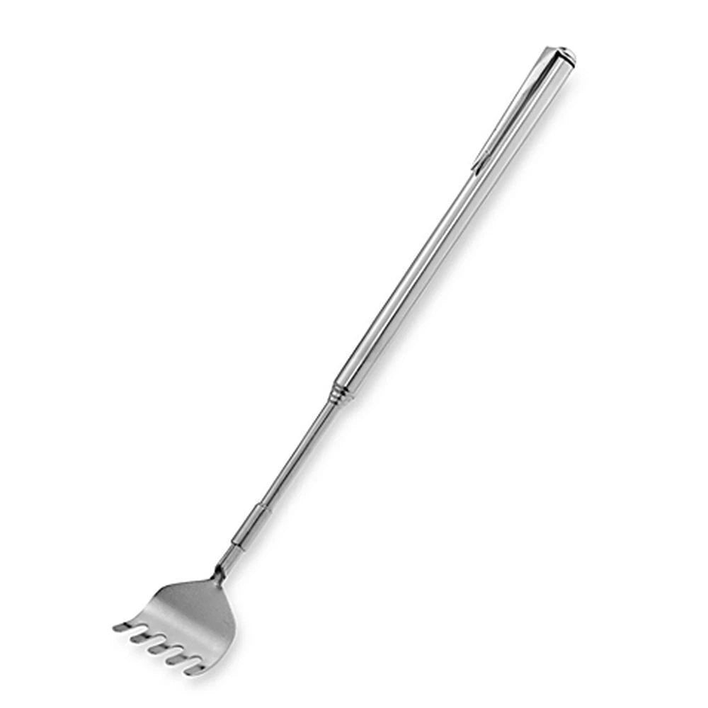 6 inch Stainless Steel Telescopic Back Scratcher Claw Massager for back