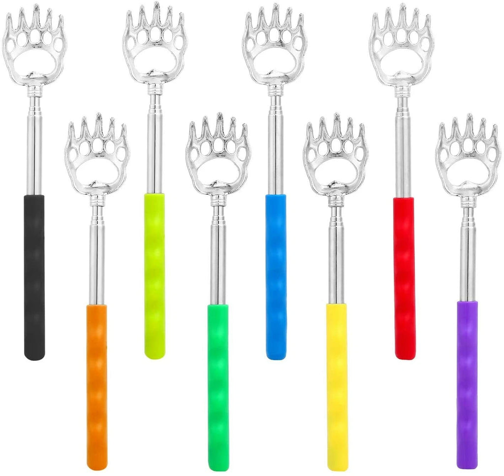 8 PCS Extendable Telescopic Bear Claw Back Itching Scalp Scratchers Massager 22"