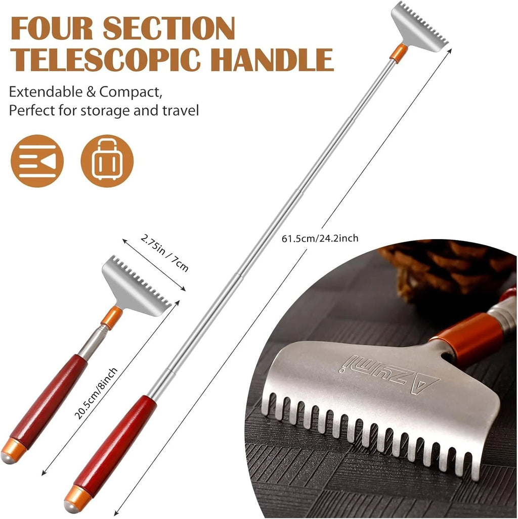 Long Back Scratcher with Safe Rounded Claw - Perfect for Versatile Massaging