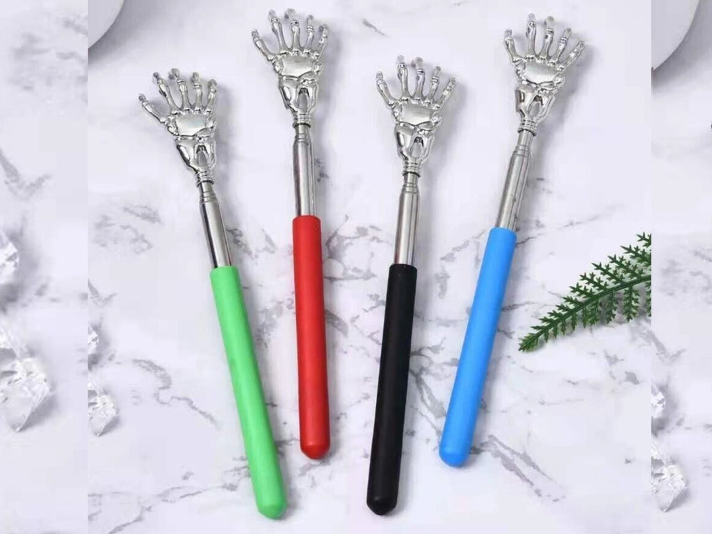 EAGLE CLAW/RAKE BACK SCRATCHER Metal Extending Massager NEW Telescopic Portable