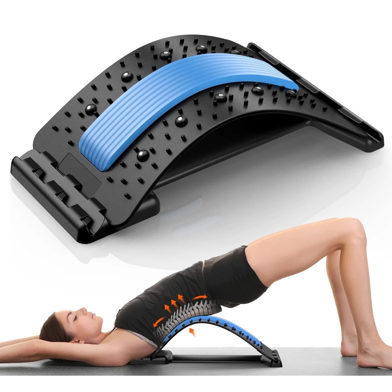 Back Stretcher for Back Pain Relief, Back Cracker Board, for Herniated Disc